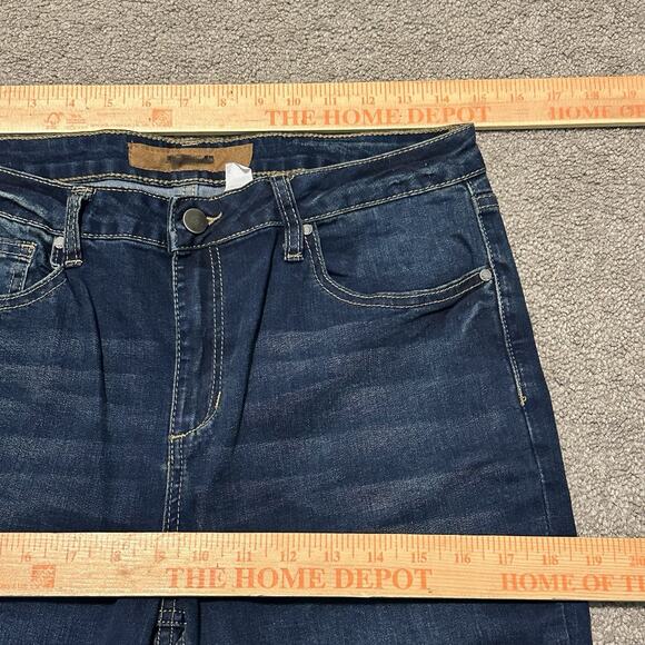 Joe's Women 20 The Brixton Straight Narrow Mid Rise Stretch Dark wash Blue NWT - Picture 6 of 8